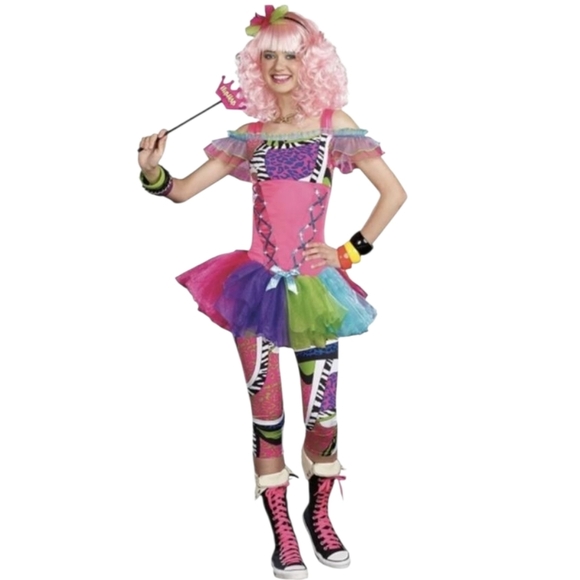 Dreamgirl Retro 80s Halloween Costume S (3 - 5) - Picture 1 of 8